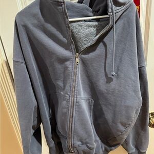 Brandy Melville Christy Zip-Up Sweater